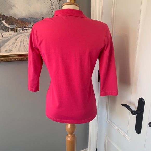 Golfino fuschia  golf top size 8 medium - Picture 3 of 3